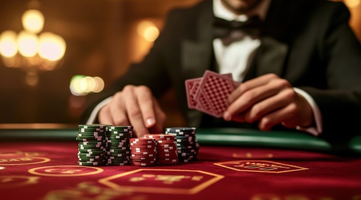 Pengguna membaca syarat bonus rrr777